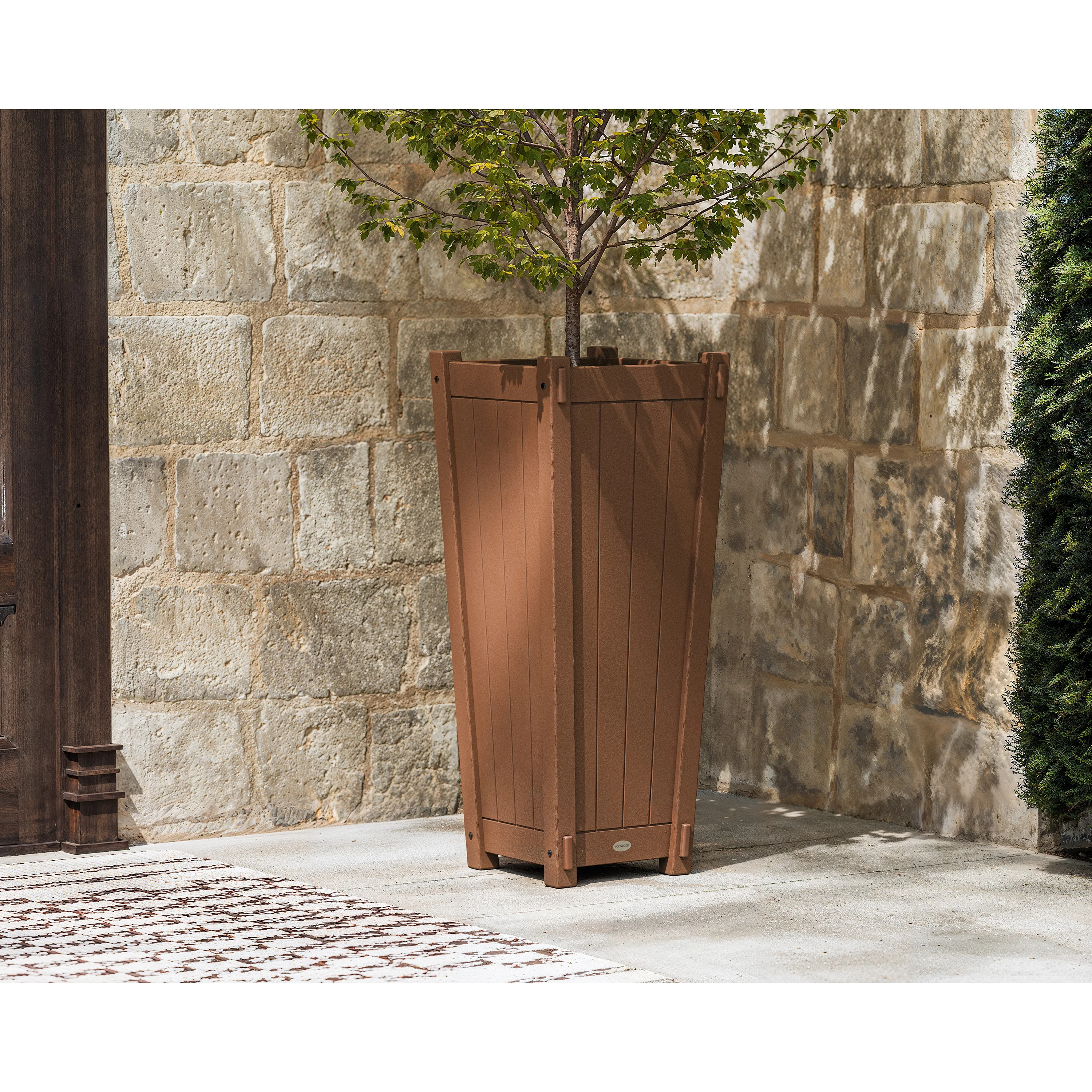 Vineyard Tapered Square Tall Planter Box - Image 5
